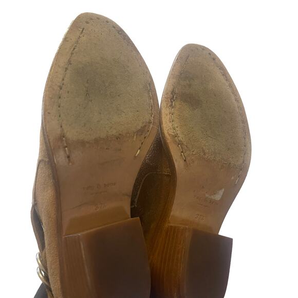 Rag & Bone Women's Size EUR 37.5 US 7 Sullivan Suede Ankle Boots Booties - Picture 9 of 12